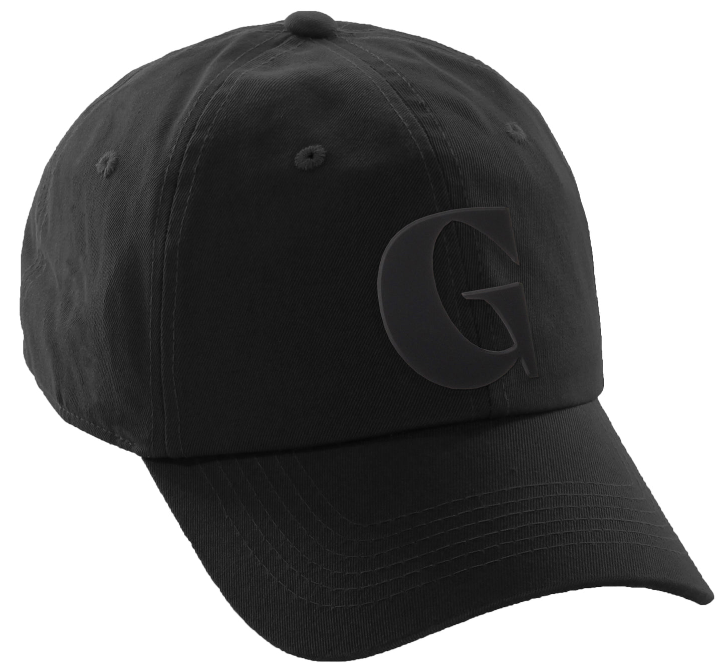 Daxton 3D Capital Letters Low Profile Adjustable Baseball Dad Hat Cap