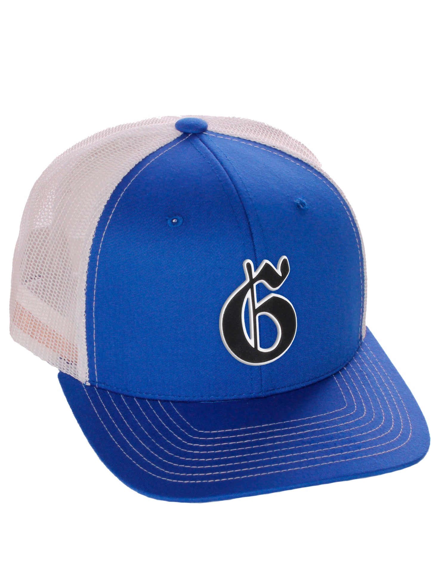 Daxton Classic Baseball Trucker Hat Old English A to Z Letters Numbers Structured Mid Profile Cap