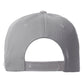 Classic Snapback Hat Custom A to Z Initial Letters, Light Grey Cap White Navy
