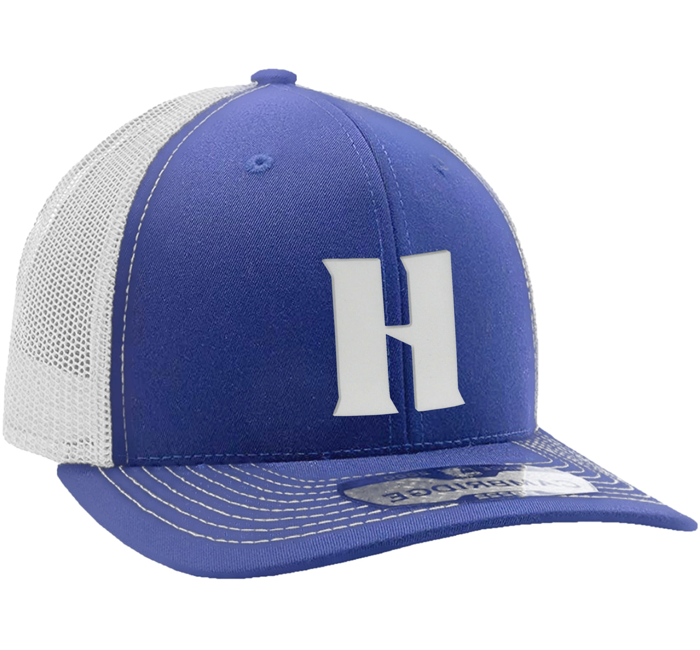 Daxton Baseball Trucker Hat 3D Capital Alphabet letters Structured Mid Profile Cap
