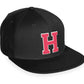 Daxton Classic Snapback White Rose A to Z Letters Flat Bill Visor Cap