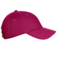I&W Hatgear Customized Letter Initial Baseball Hat A to Z Team Colors, Hot Pink Hat Wh Blck