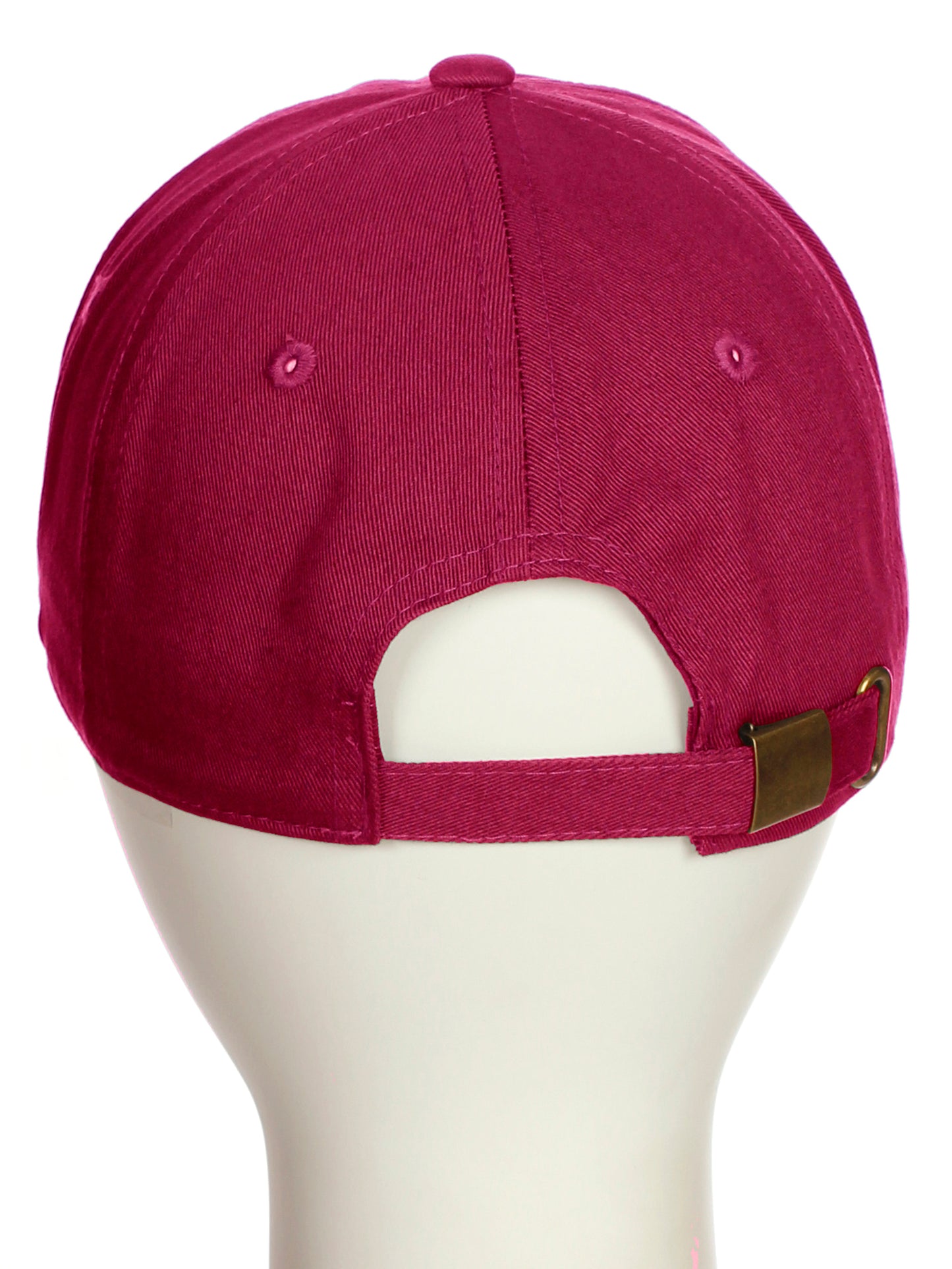 I&W Hatgear Customized Letter Initial Baseball Hat A to Z Team Colors, Hot Pink Hat Wh Blck