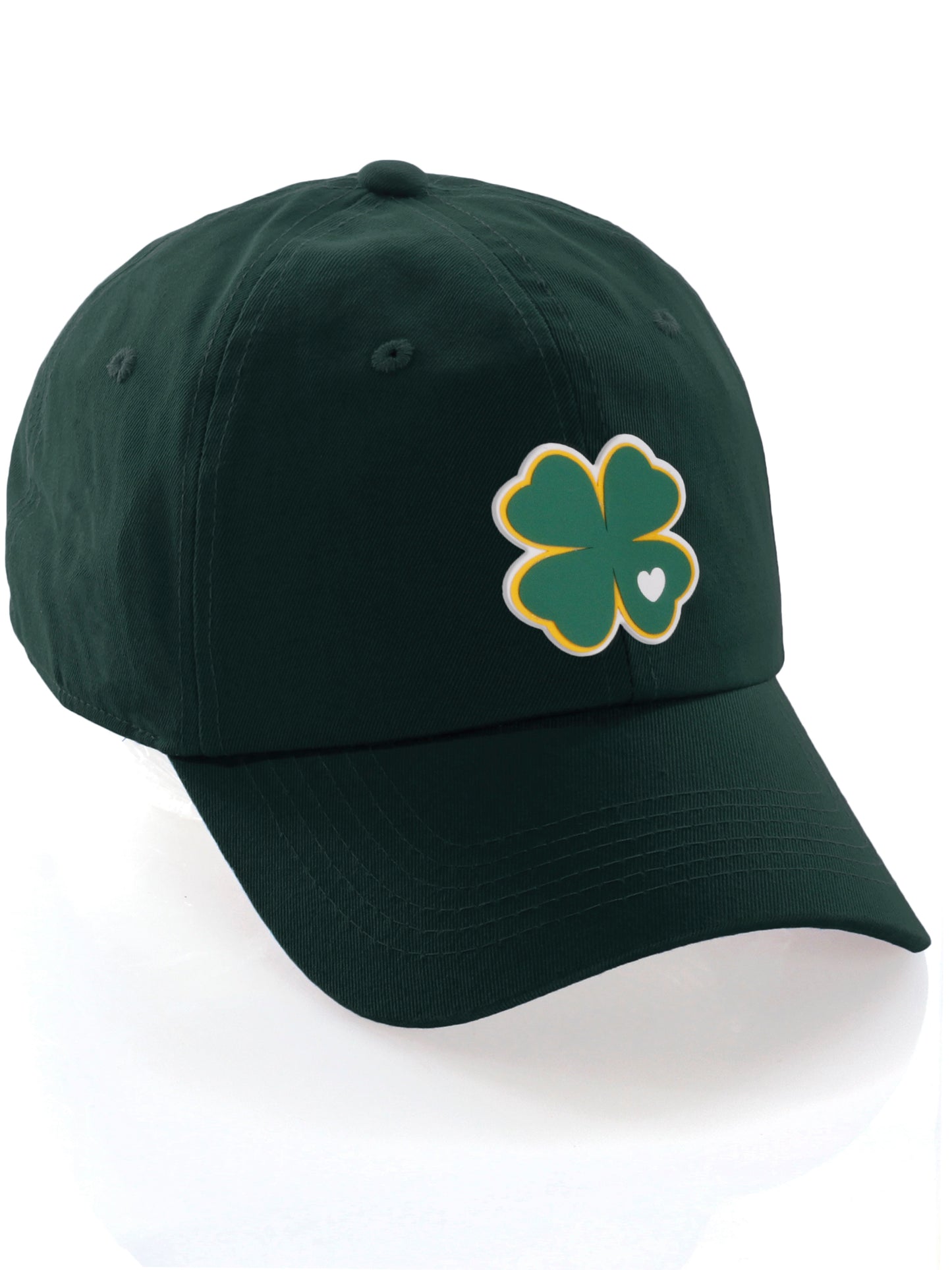 Daxton St. Patrick Day 3D Lucky Clover Baseball Dad Hat Cap