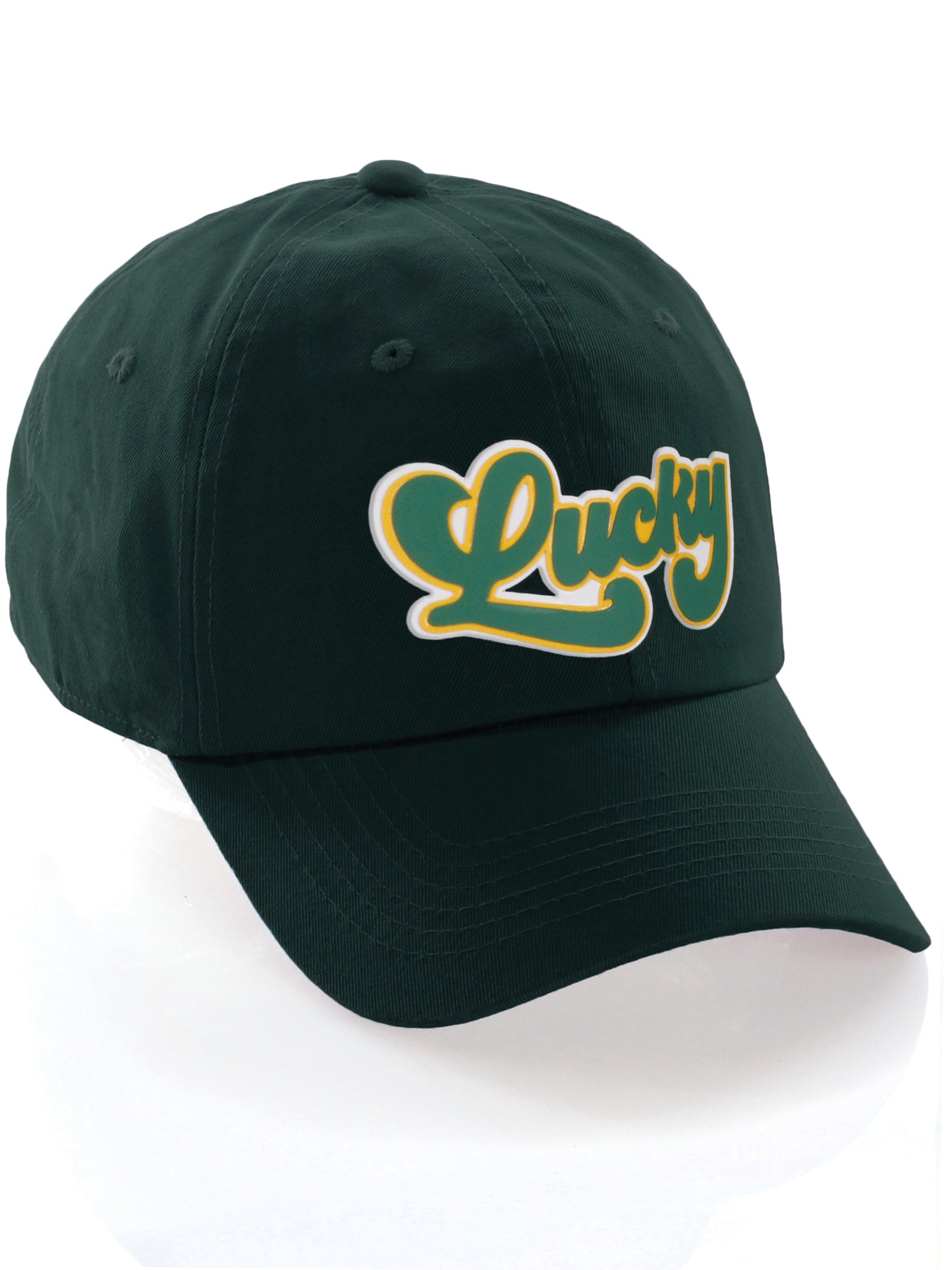 Daxton St. Patrick Day 3D Lucky Clover Baseball Dad Hat Cap