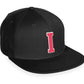 Daxton Classic Snapback White Rose A to Z Letters Flat Bill Visor Cap