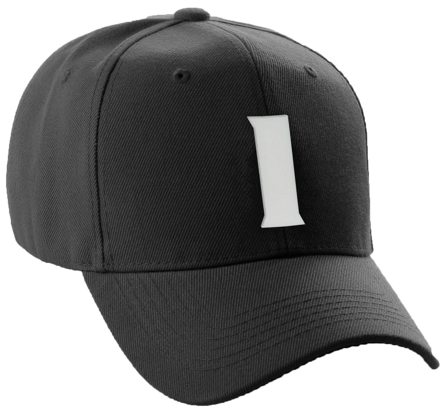 Daxton Structured Curve Visor Bill Baseball hat 3D Capital Alphabet Letters