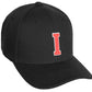 Daxton Classic Structured Baseball Hat Custom A to Z Initial White Rose Letter