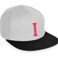 Daxton Classic Snapback White Rose A to Z Letters Flat Bill Visor Cap