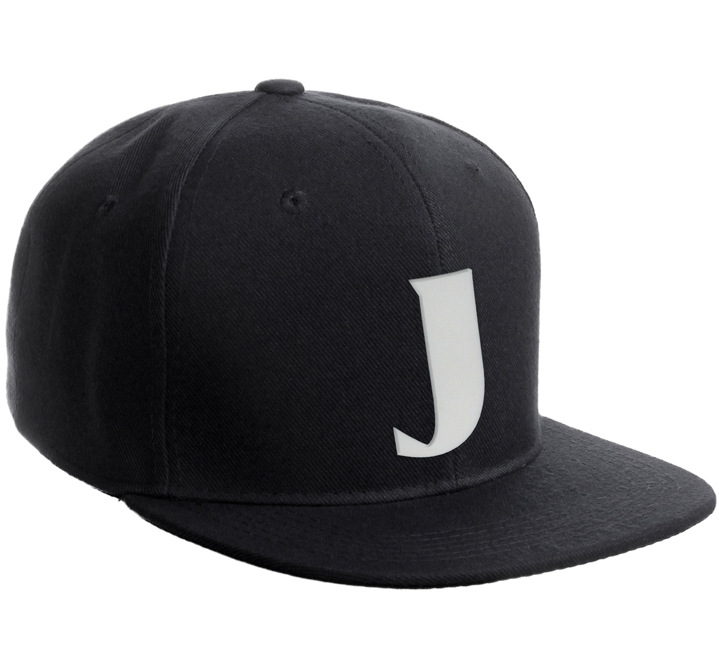 Daxton Classic Snapback Hat 3D Capital Alphabet Letters Flat Bill Visor Cap