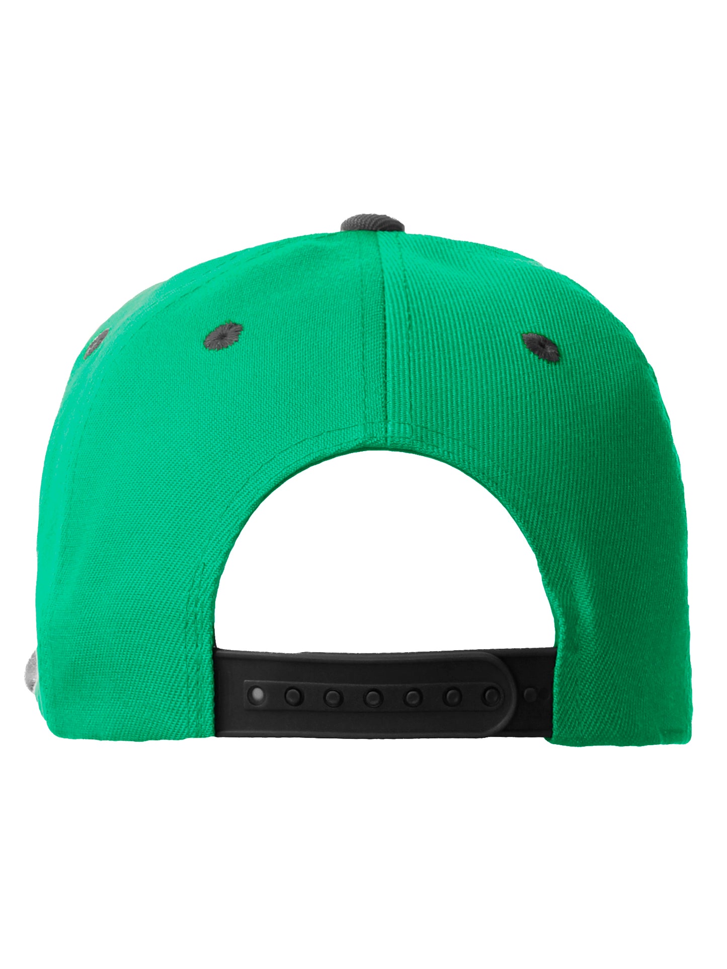 Classic Snapback Hat Custom A to Z Initial Letters, Green Black Cap White Black