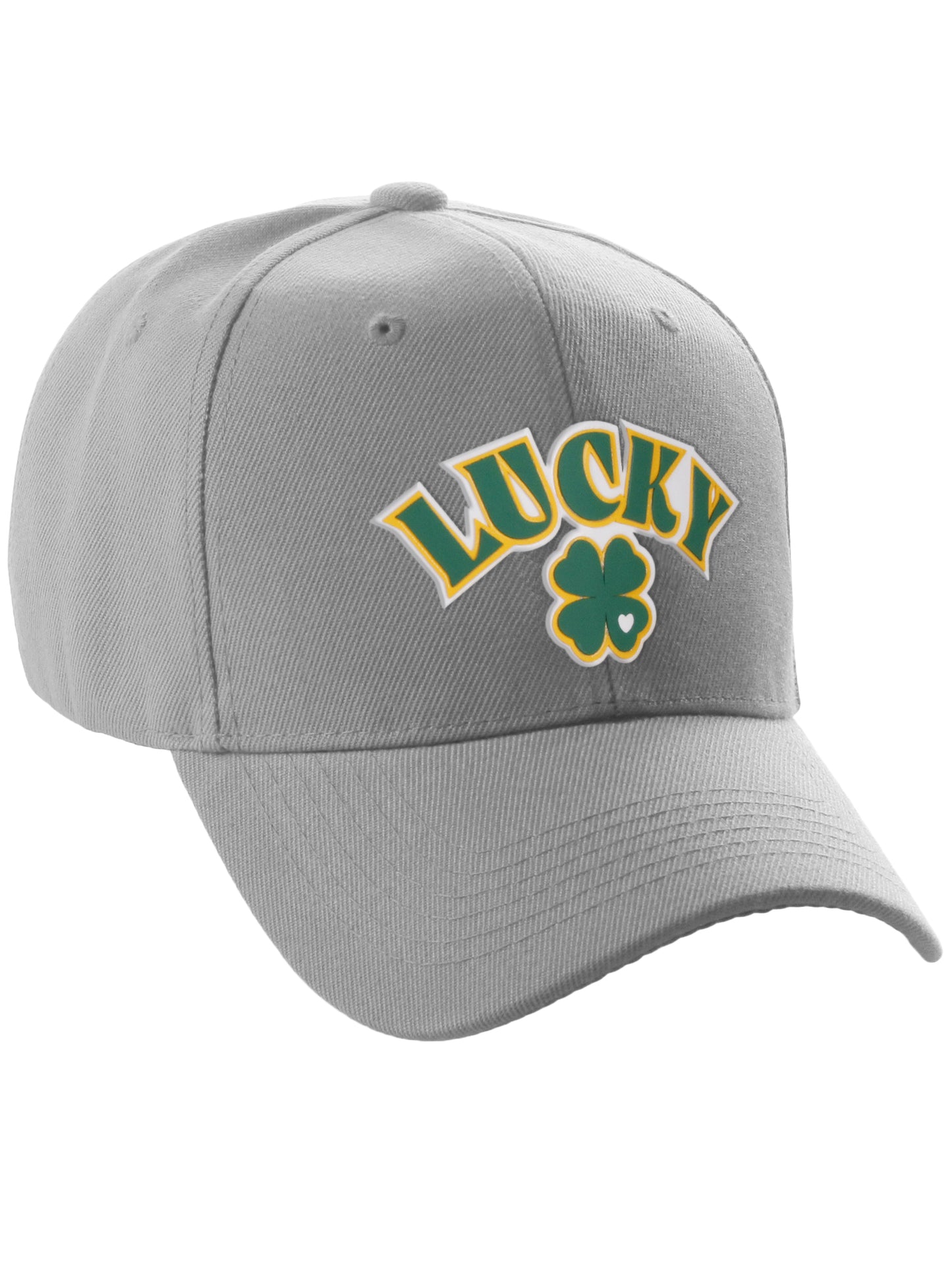Daxton Structured Baseball Hat Cap St.Patrick Day 3D Lucky Clover