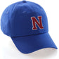 Custom Hat A to Z Initial Letters Classic Baseball Cap, Blue Hat White Red