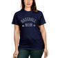 Emmalise Women's Baseball Mom Custom Number Round Neck Short Sleeve and Pullover Hoodie Fleece Sweatshirt