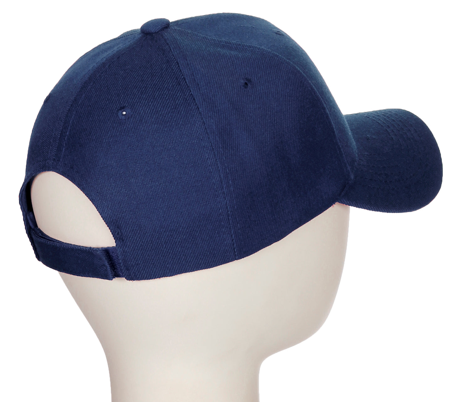 Daxton Two Tone Initial Numbers Letters Structured Baseball Navy Hat