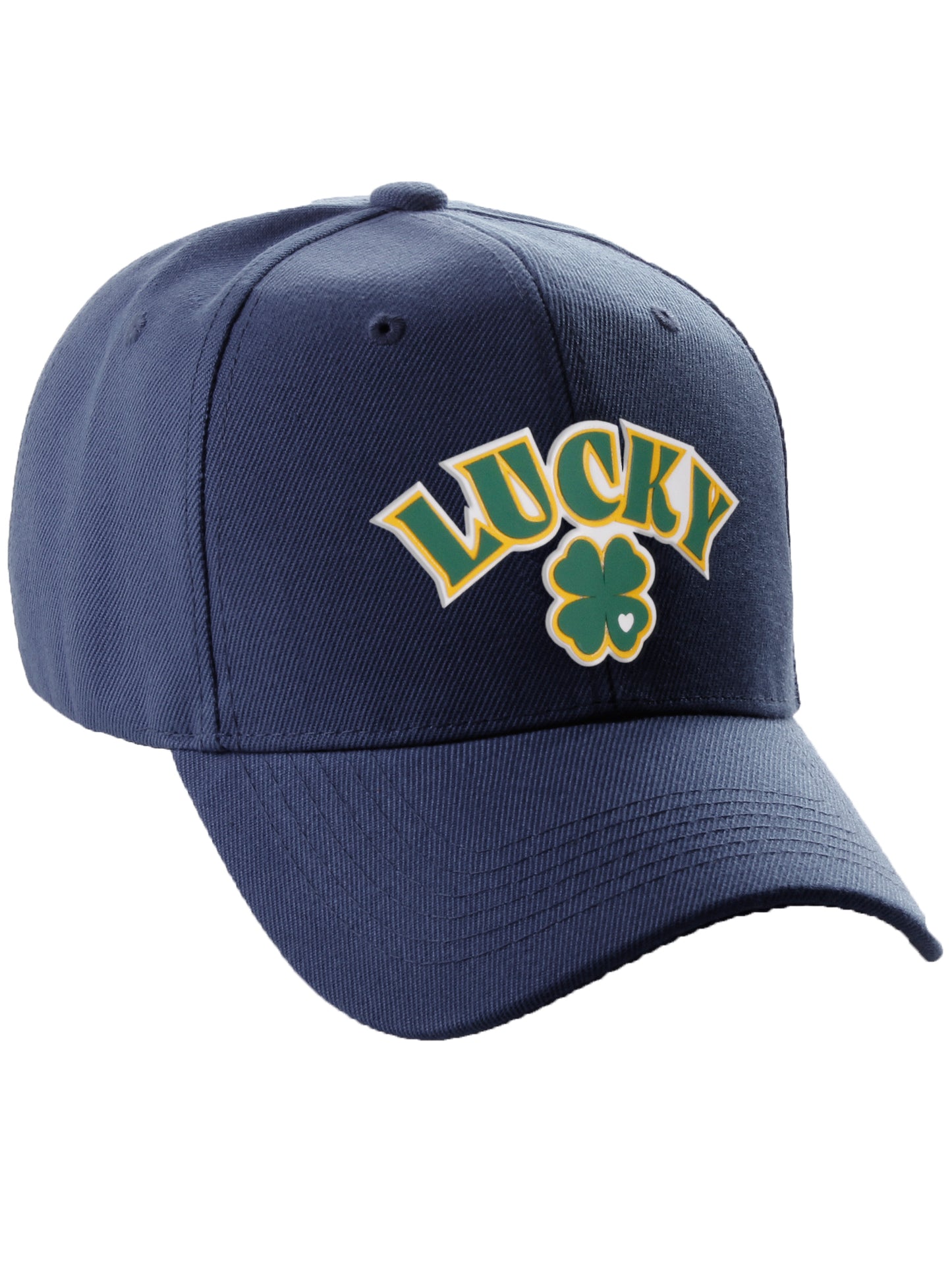 Daxton Structured Baseball Hat Cap St.Patrick Day 3D Lucky Clover