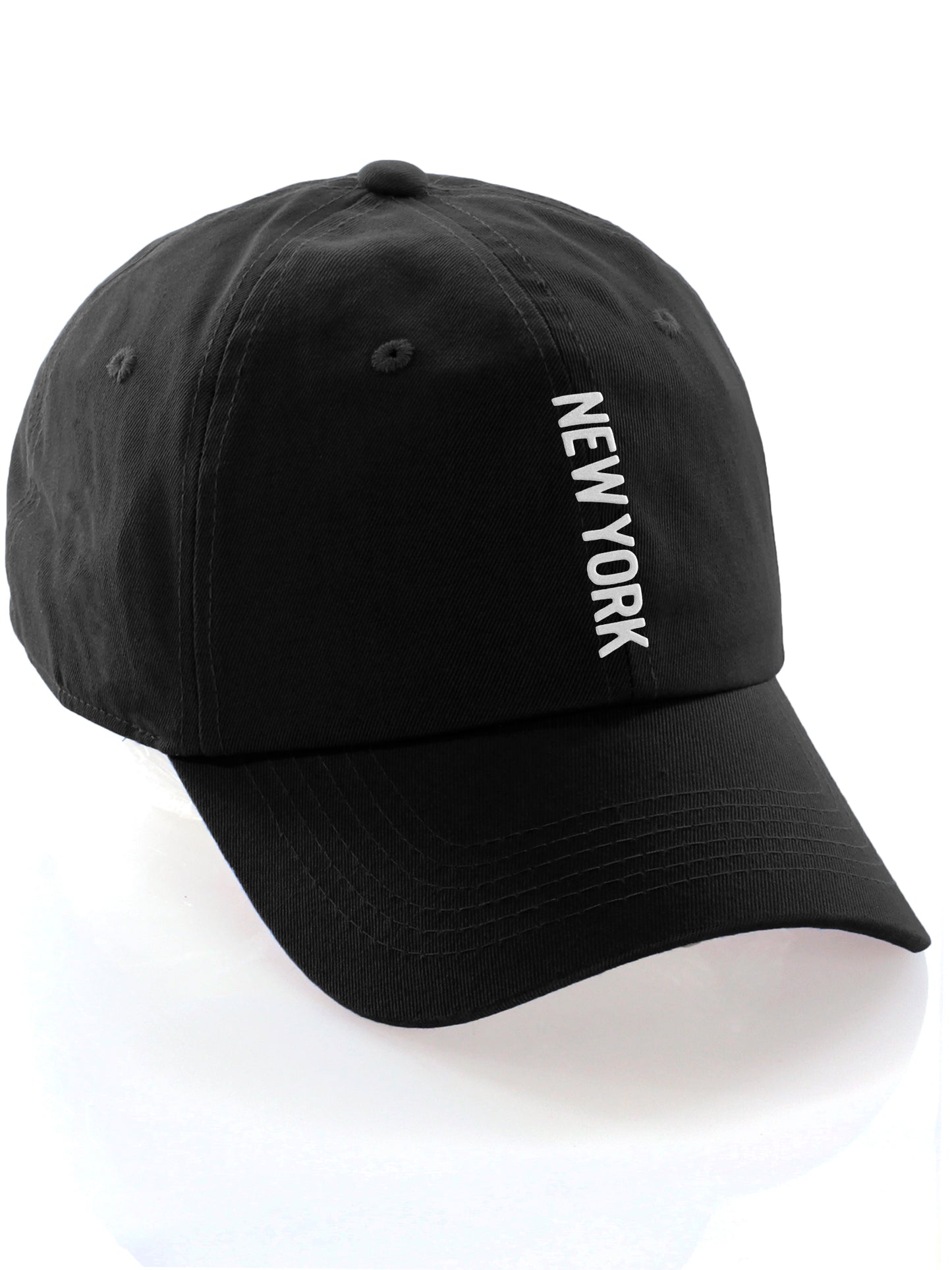 Daxton Vertical USA Cities Baseball Dad Hat Unstructure Low Profile Strapback