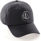 Daxton Old English 3D Alphabet Letters Numbers Initial Baseball Dad Hat