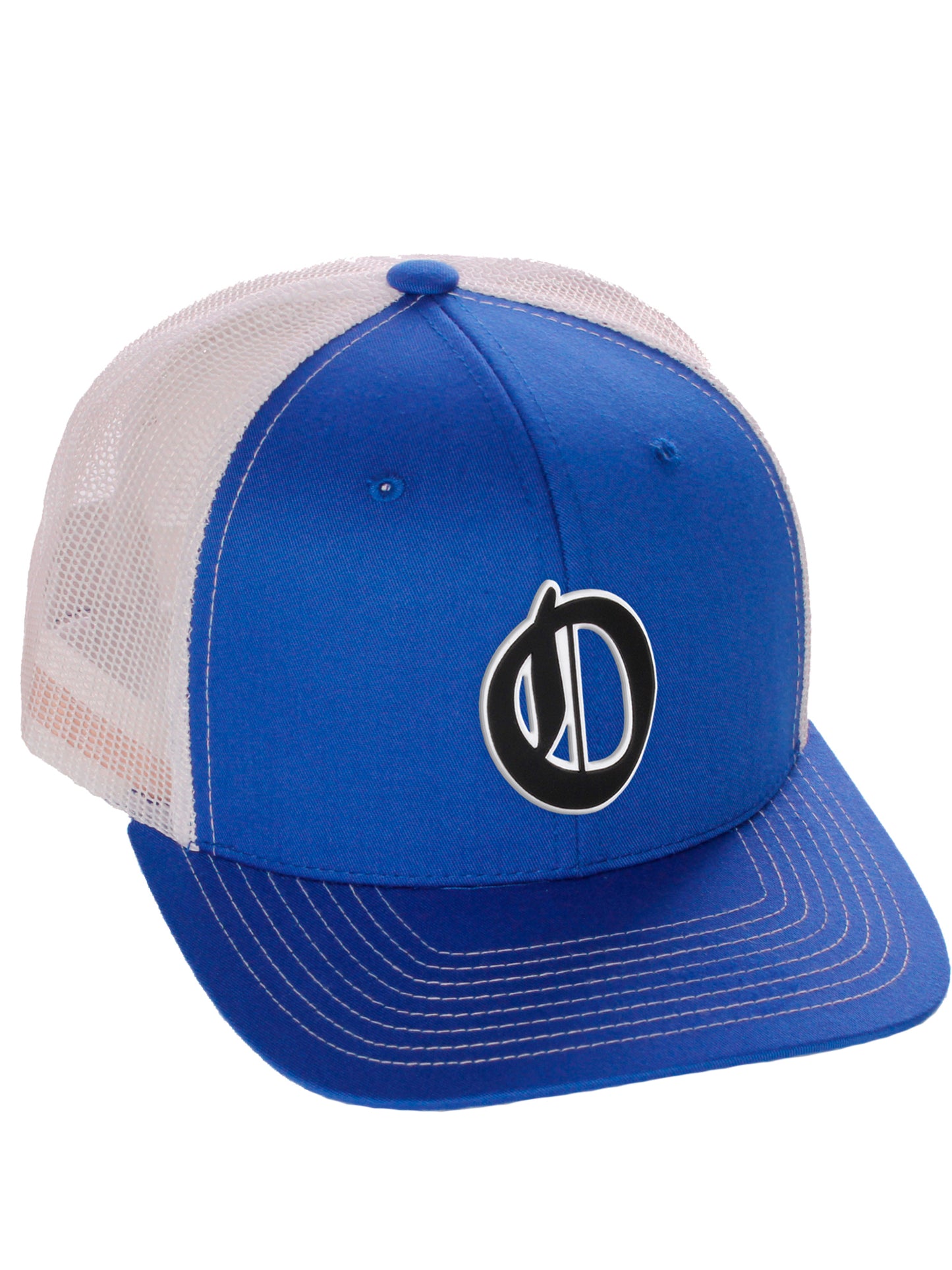 Daxton Classic Baseball Trucker Hat Old English A to Z Letters Numbers Structured Mid Profile Cap
