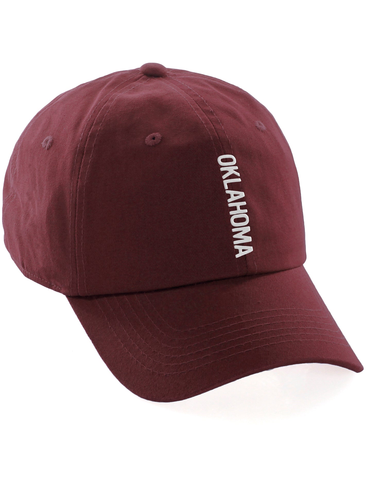 Daxton Vertical USA Cities Baseball Dad Hat Unstructure Low Profile Strapback