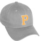 Daxton Classic 3D Varsity White Neon Orange Initial Letters Baseball Dad Hat