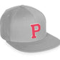 Daxton Classic Snapback White Rose A to Z Letters Flat Bill Visor Cap
