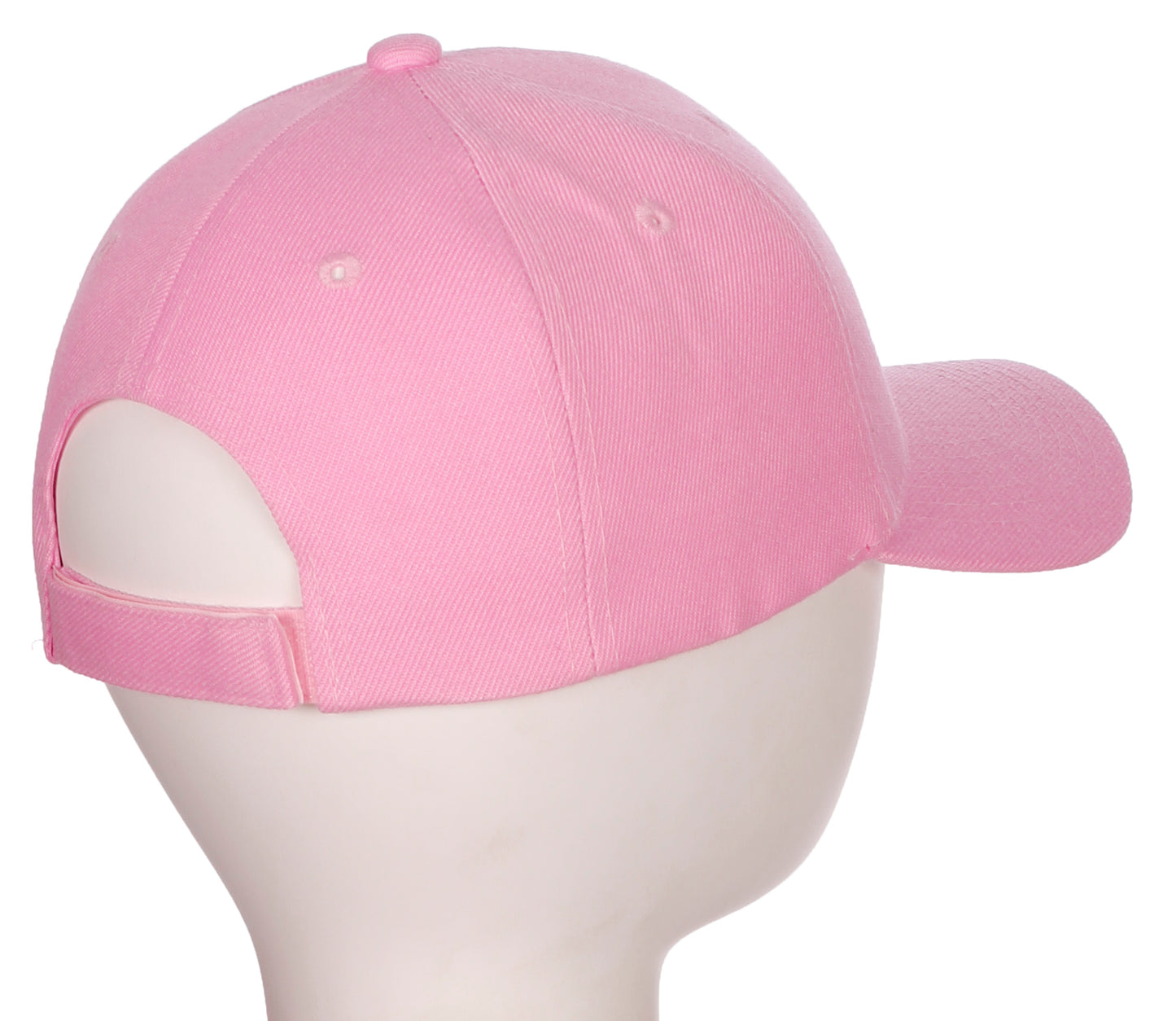 Classic Baseball Hat Custom A to Z Initial Team Letter, Pink Cap White Black
