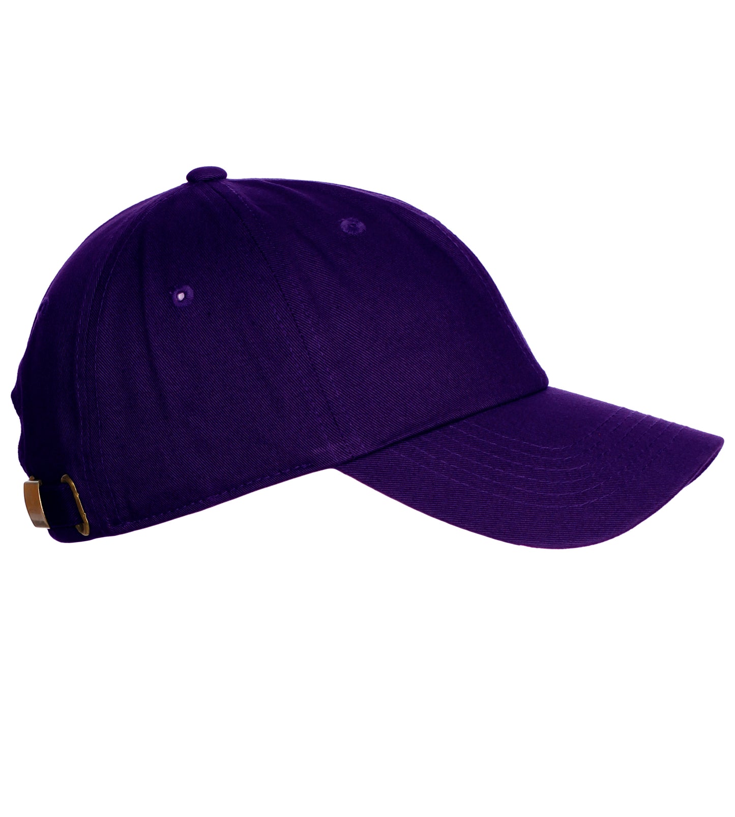 Customized Letter Initial Baseball Hat A to Z Team Colors, Purple Cap White Black