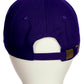 Customized Letter Initial Baseball Hat A to Z Team Colors, Purple Cap White Gold
