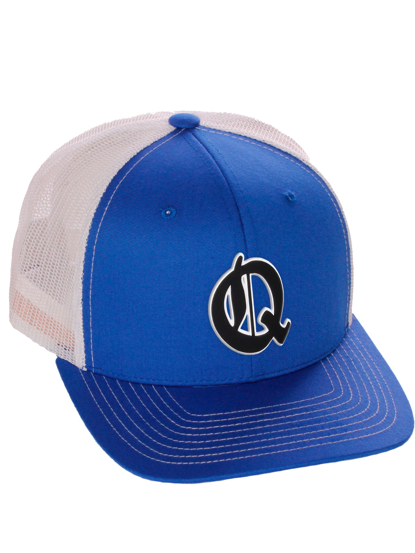 Daxton Classic Baseball Trucker Hat Old English A to Z Letters Numbers Structured Mid Profile Cap