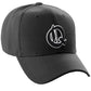 Daxton Structured Baseball Hat Cap Old English A to Z Letter Number Initial
