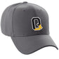Daxton Two Tone Initial Numbers Letters Structured Baseball Charcoal Hat