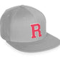 Daxton Classic Snapback White Rose A to Z Letters Flat Bill Visor Cap