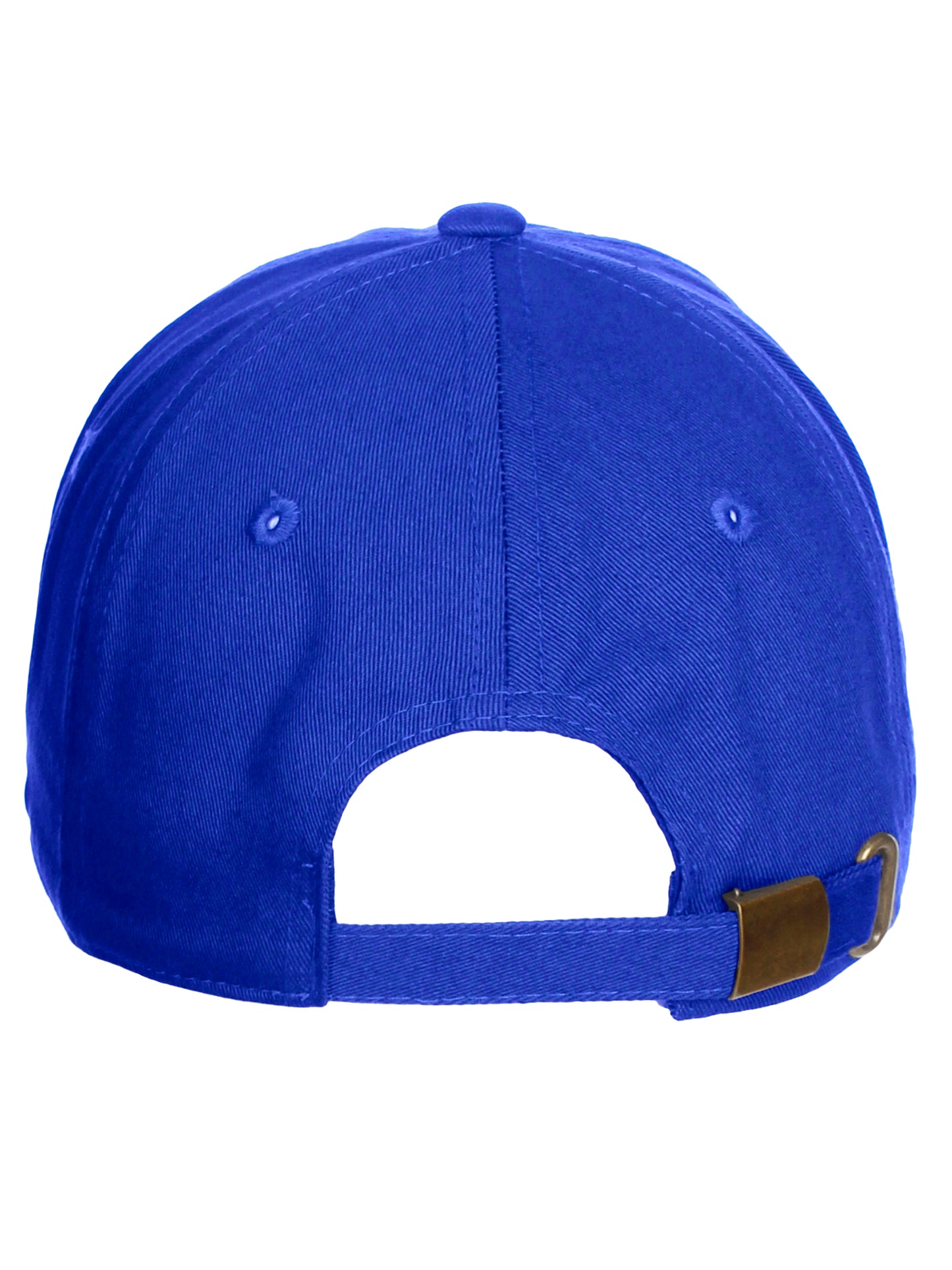 I&W Hatgear Customized Number Hat 00 to 99 Team Colors Baseball Cap, Blue hat White Gold