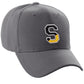 Daxton Two Tone Initial Numbers Letters Structured Baseball Charcoal Hat