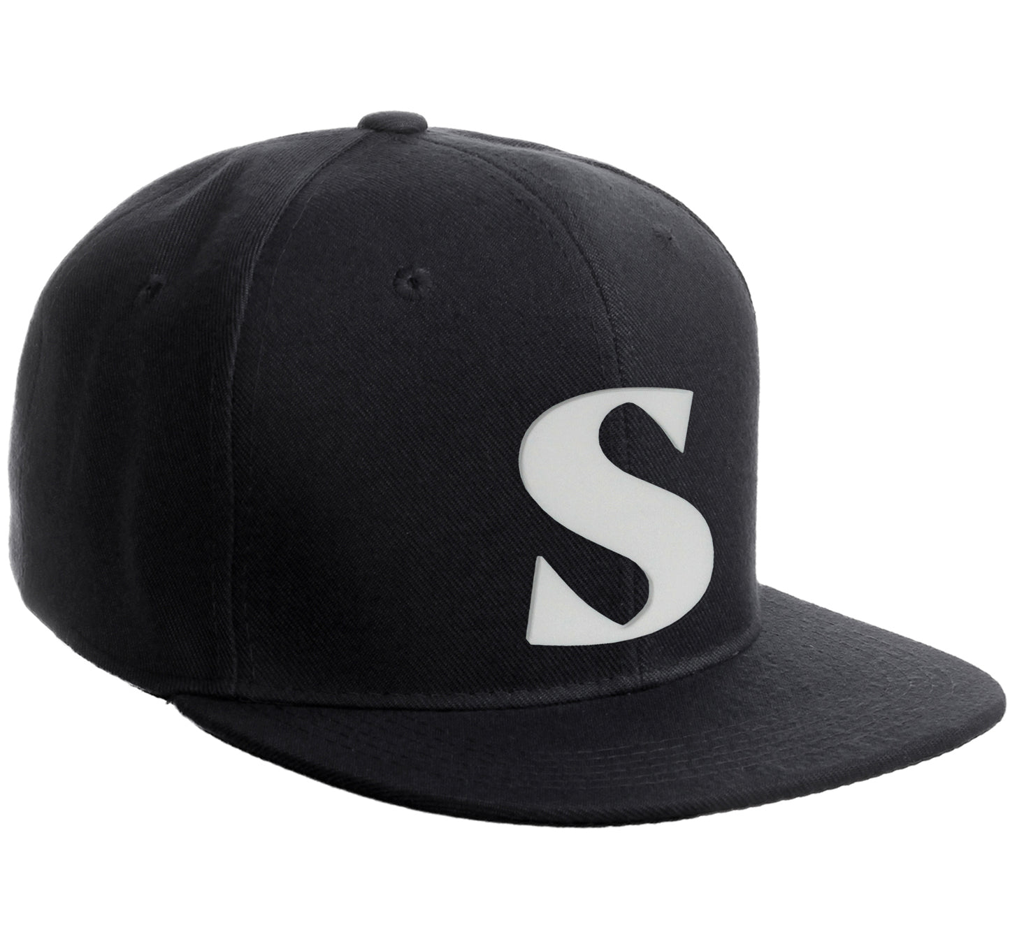 Daxton Classic Snapback Hat 3D Capital Alphabet Letters Flat Bill Visor Cap