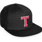 Daxton Classic Snapback White Rose A to Z Letters Flat Bill Visor Cap