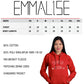 Emmalise Women's Tennis Mom Custom Number Round Neck Short Sleeve and Pullover Hoodie Fleece Sweatshirt