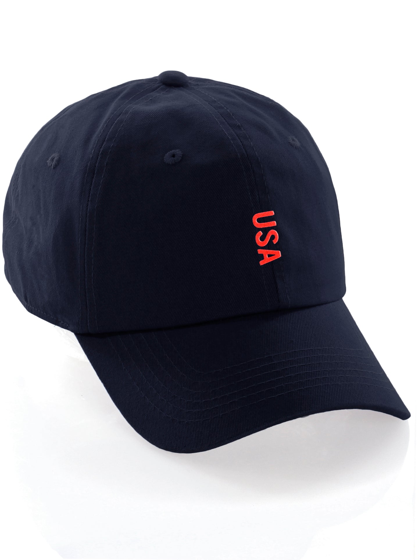 Daxton Vertical USA Cities Baseball Dad Hat Unstructure Low Profile Strapback