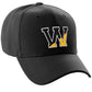 Daxton One Size Two Tone Initial Numbers Letters Structured Baseball Hat