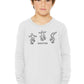 Daxton Youth Long Sleeve Skating Tee Basic Tshirt Tops