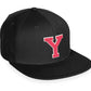 Daxton Classic Snapback White Rose A to Z Letters Flat Bill Visor Cap